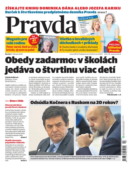 E-magazín Denník Pravda 13. 2. 2020 - OUR MEDIA SR a. s.