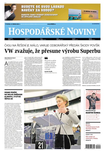 E-magazín HN 031 - 13.2.2020 - Economia, a.s.