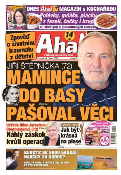 E-magazín AHA! - 13.2.2020 - CZECH NEWS CENTER a. s.