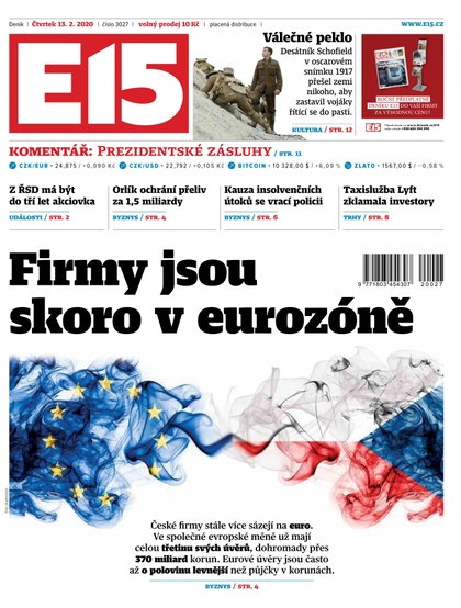 E-magazín E15 - 13.2.2020 - CZECH NEWS CENTER a. s.