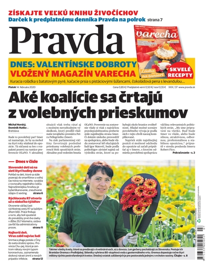 E-magazín Denník Pravda 14. 2. 2020 - OUR MEDIA SR a. s.