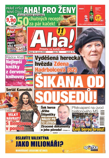 E-magazín AHA! - 14.2.2020 - CZECH NEWS CENTER a. s.