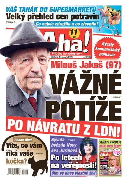 E-magazín AHA! - 15.2.2020 - CZECH NEWS CENTER a. s.