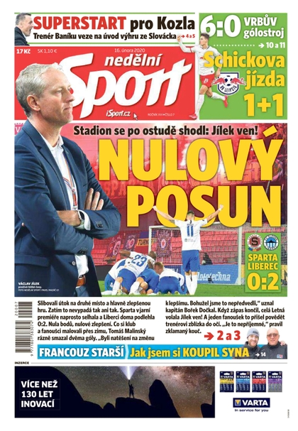 E-magazín Nedělní Sport - 16.2.2020 - CZECH NEWS CENTER a. s.