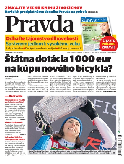E-magazín Denník Pravda 17. 2. 2020 - OUR MEDIA SR a. s.