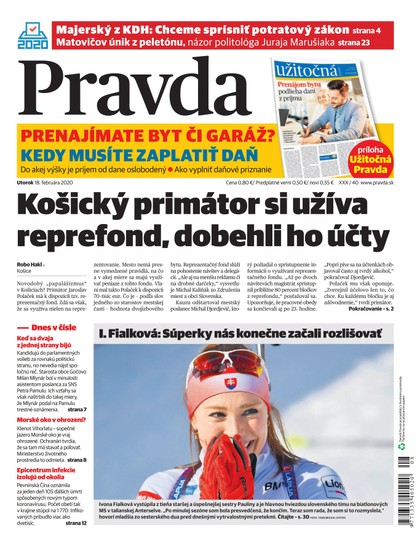E-magazín Denník Pravda 18. 2. 2020 - OUR MEDIA SR a. s.