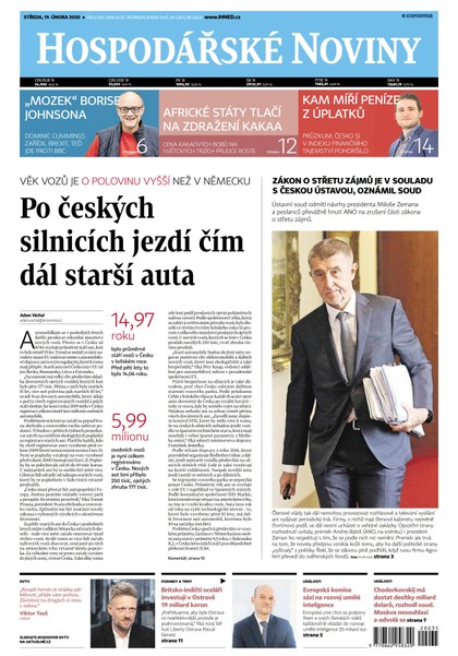 E-magazín HN 035 - 19.2.2020 - Economia, a.s.