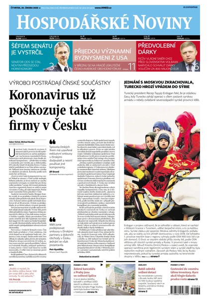 E-magazín HN 036 - 20.02.2020 - Economia, a.s.