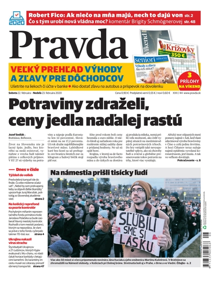 E-magazín Denník Pravda 22. 2. 2020 - OUR MEDIA SR a. s.