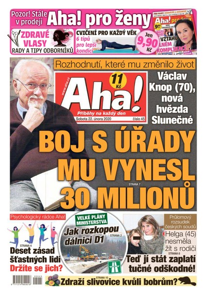 E-magazín AHA! - 22.2.2020 - CZECH NEWS CENTER a. s.