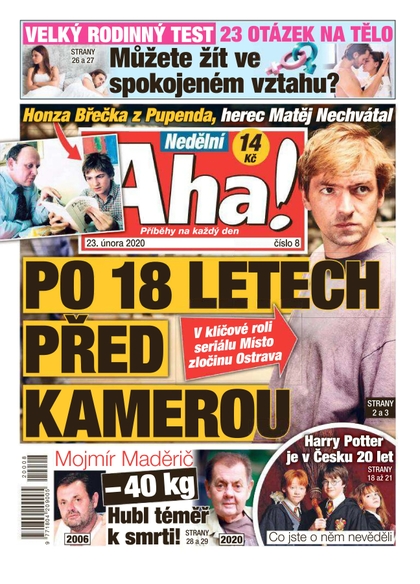 E-magazín Nedělní AHA! - 23.2.2020 - CZECH NEWS CENTER a. s.