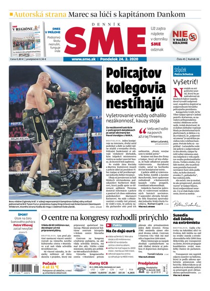 E-magazín SME 24/2/2020 - Petit Press, a.s. 