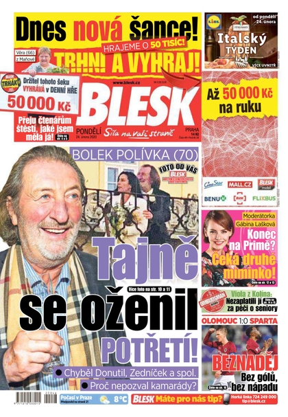 E-magazín Blesk - 24.2.2020 - CZECH NEWS CENTER a. s.