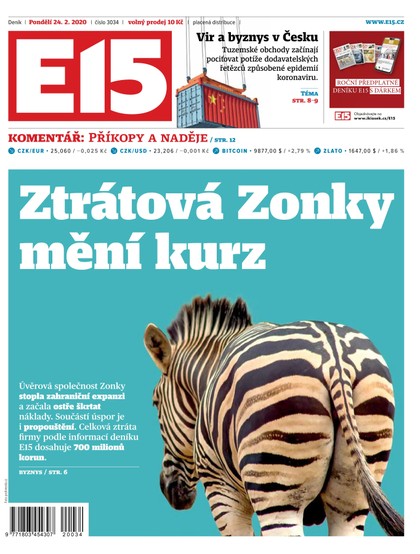 E-magazín E15 - 24.2.2020 - CZECH NEWS CENTER a. s.