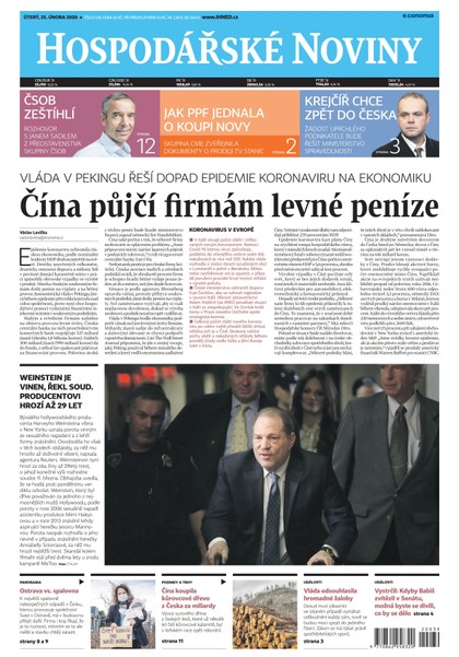 E-magazín HN 039 - 25.2.2020 - Economia, a.s.