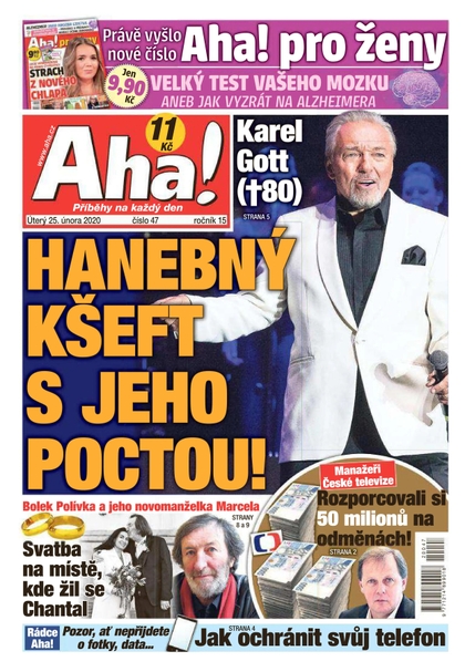 E-magazín AHA! - 25.2.2020 - CZECH NEWS CENTER a. s.