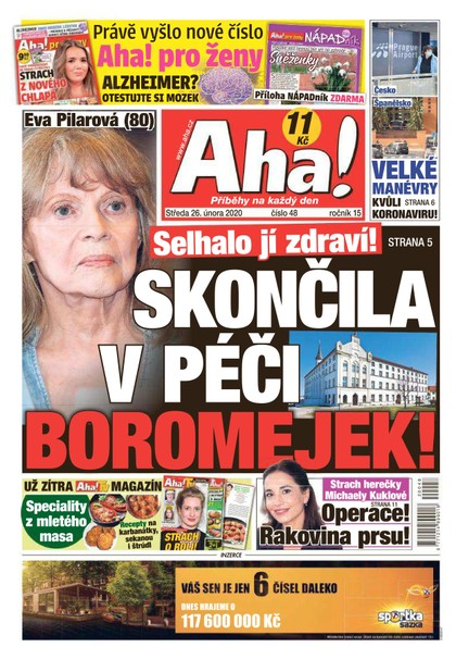 E-magazín AHA! - 26.2.2020 - CZECH NEWS CENTER a. s.