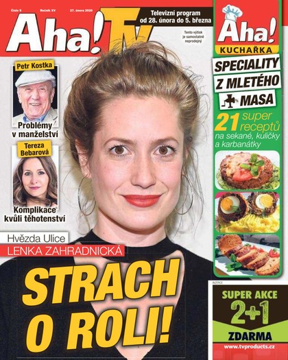 E-magazín AHA! Tv - 27.2.2020 - CZECH NEWS CENTER a. s.