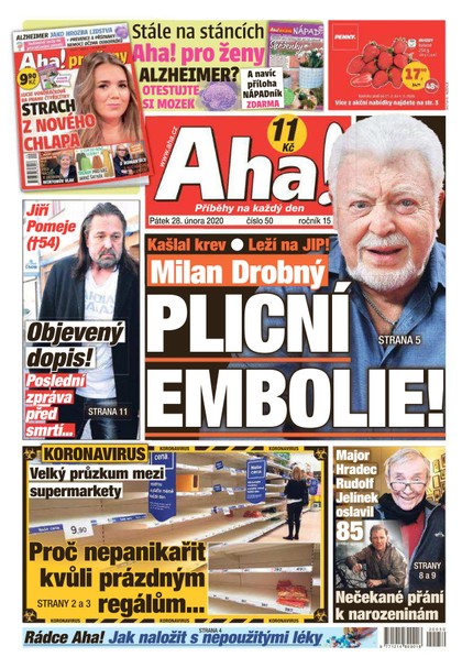 E-magazín AHA! - 28.2.2020 - CZECH NEWS CENTER a. s.