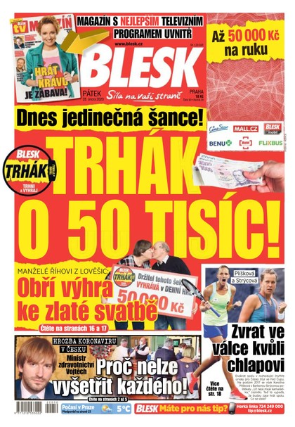 E-magazín Blesk - 28.2.2020 - CZECH NEWS CENTER a. s.