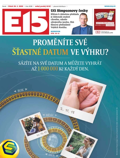 E-magazín E15 - 28.2.2020 - CZECH NEWS CENTER a. s.