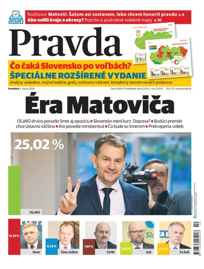 E-magazín Denník Pravda 2. 3. 2020 - OUR MEDIA SR a. s.