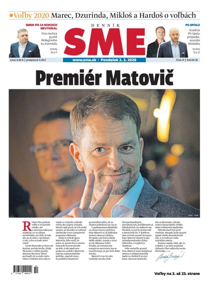 E-magazín SME 2/3/2020 - Petit Press, a.s. 