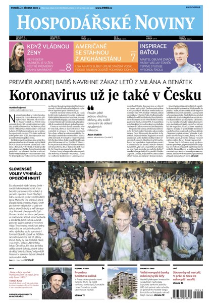 E-magazín HN 043 - 02.03.2020 - Economia, a.s.