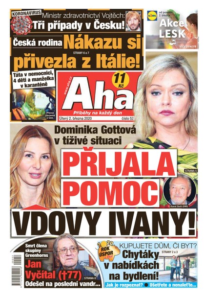 E-magazín AHA! - 2.3.2020 - CZECH NEWS CENTER a. s.