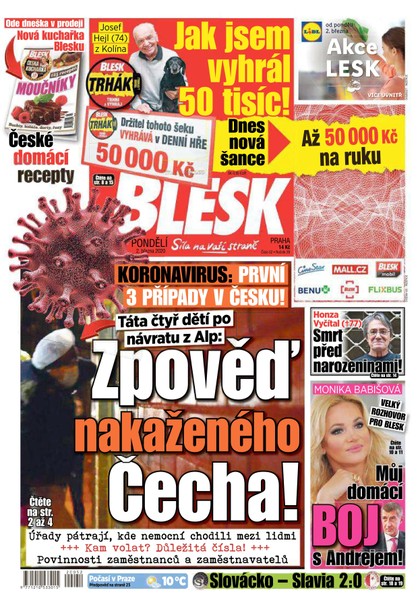 E-magazín Blesk - 2.3.2020 - CZECH NEWS CENTER a. s.