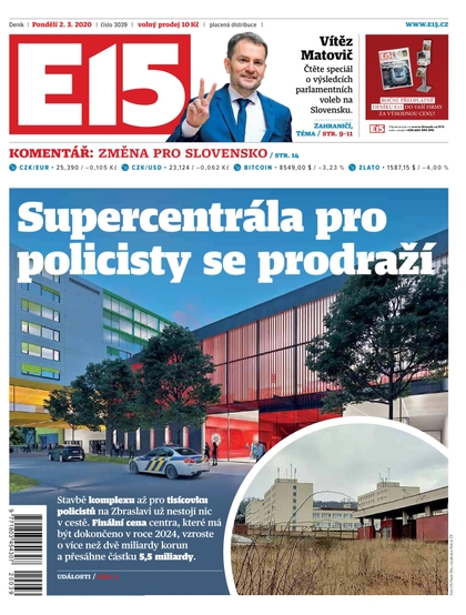 E-magazín E15 - 2.3.2020 - CZECH NEWS CENTER a. s.