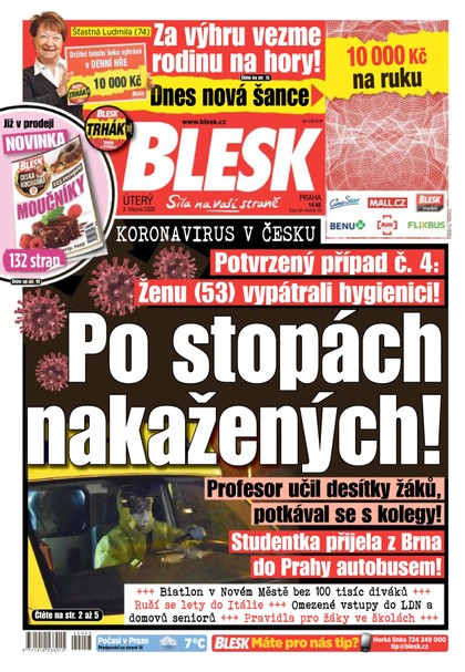 E-magazín Blesk - 3.3.2020 - CZECH NEWS CENTER a. s.