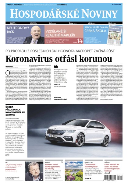 E-magazín HN 045 - 04.03.2020 - Economia, a.s.