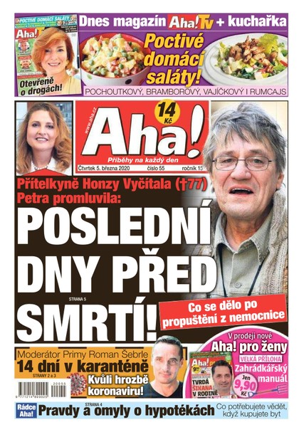 E-magazín AHA! - 5.3.2020 - CZECH NEWS CENTER a. s.