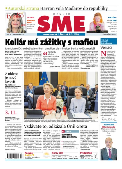 E-magazín SME 5/3/2020 - Petit Press, a.s. 