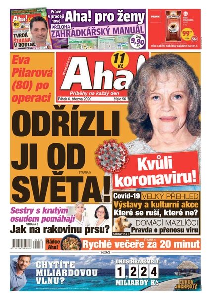 E-magazín AHA! - 6.3.2020 - CZECH NEWS CENTER a. s.