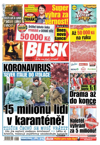 E-magazín Blesk - 9.3.2020 - CZECH NEWS CENTER a. s.