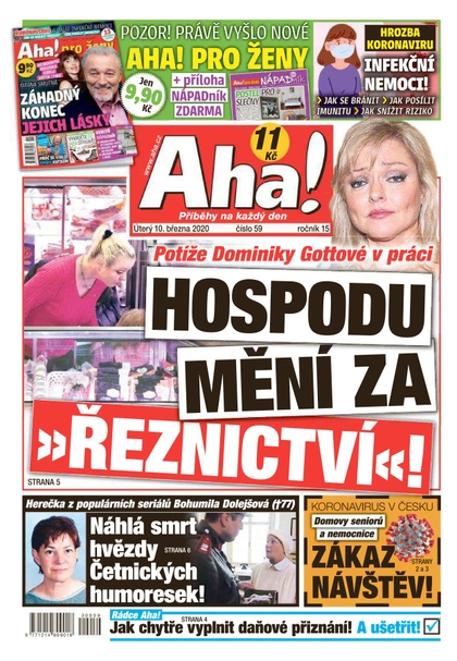 E-magazín AHA! - 10.3.2020 - CZECH NEWS CENTER a. s.