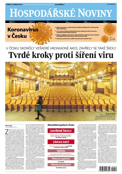 E-magazín HN 050 - 11.3.2020 - Economia, a.s.