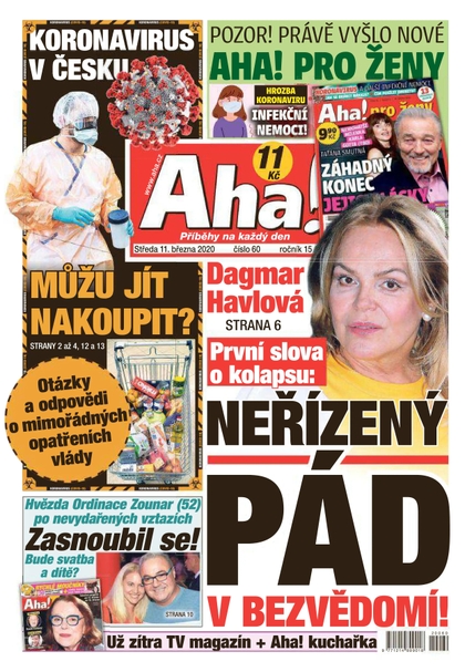 E-magazín AHA! - 11.3.2020 - CZECH NEWS CENTER a. s.