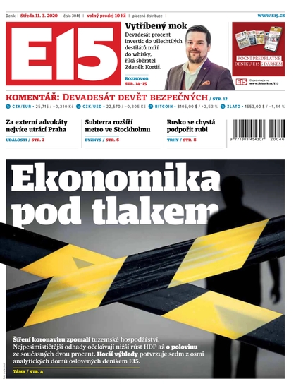 E-magazín E15 - 11.3.2020 - CZECH NEWS CENTER a. s.