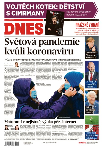E-magazín MF DNES - 12.3.2020 - MAFRA, a.s.