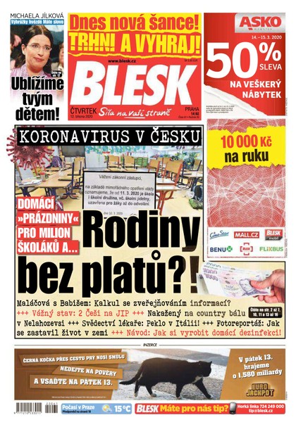 E-magazín Blesk - 12.3.2020 - CZECH NEWS CENTER a. s.