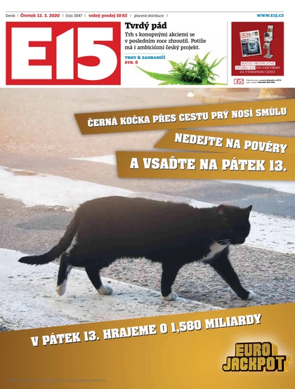 E-magazín E15 - 12.3.2020 - CZECH NEWS CENTER a. s.