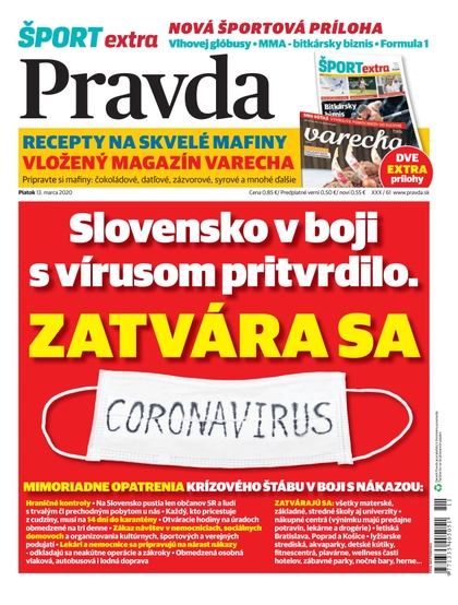 E-magazín Denník Pravda 13. 3. 2020 - OUR MEDIA SR a. s.