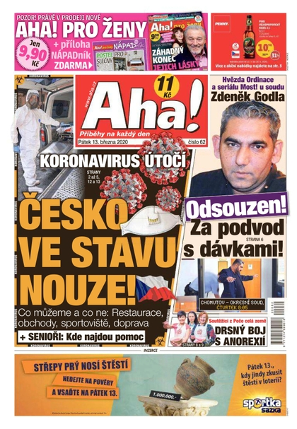 E-magazín AHA! - 13.3.2020 - CZECH NEWS CENTER a. s.