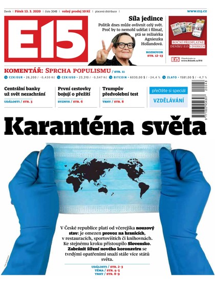 E-magazín E15 - 13.3.2020 - CZECH NEWS CENTER a. s.