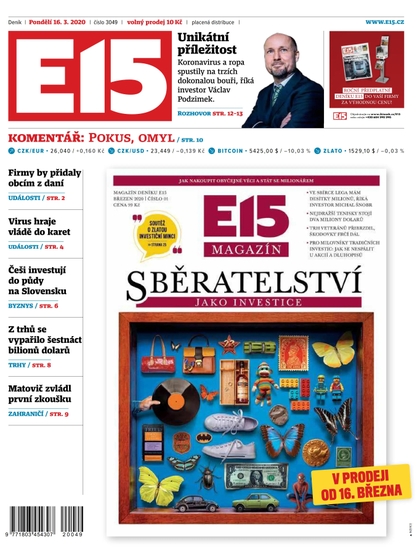 E-magazín E15 - 16.3.2020 - CZECH NEWS CENTER a. s.