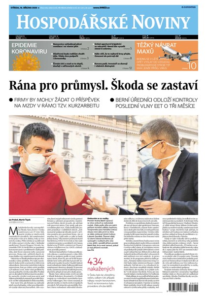 E-magazín HN 055 - 18.3.2020 - Economia, a.s.