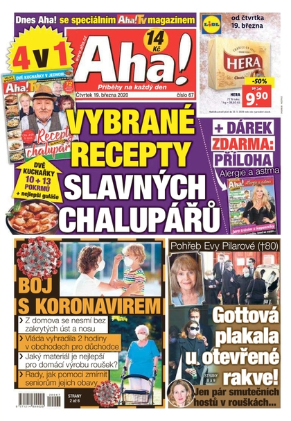 E-magazín AHA! - 19.3.2020 - CZECH NEWS CENTER a. s.